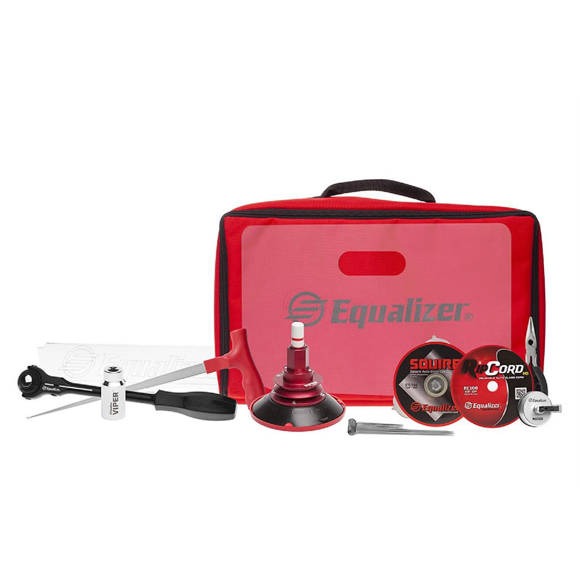 Equalizer Industries Viper Deluxe Glass Removal Kit — Double Direction Reel, Magnetic Ratchet Shaft, Model# EQLVIP1138